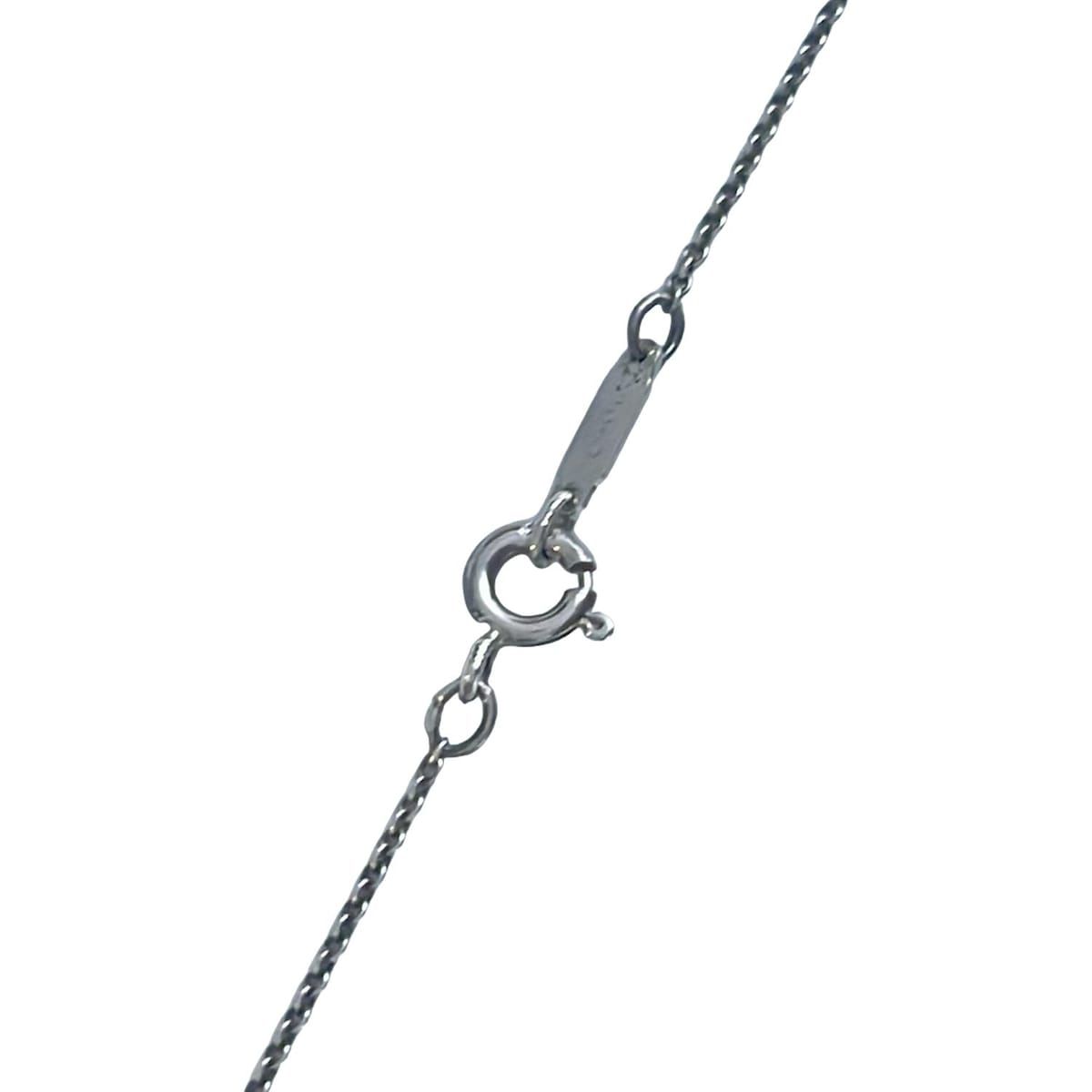 ティファニー　Tiffany　リボン　ネックレス　シルバー　SV刻印　925 TIFFANY&Co 】ティファニー クロスリボン ネックレス シルバー