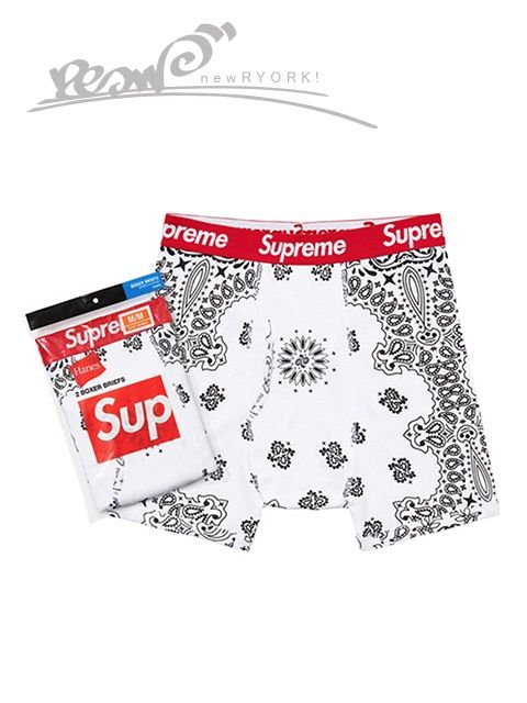 Supreme シュプリームヘインズバンダナ柄ボクサーパンツ2枚セット