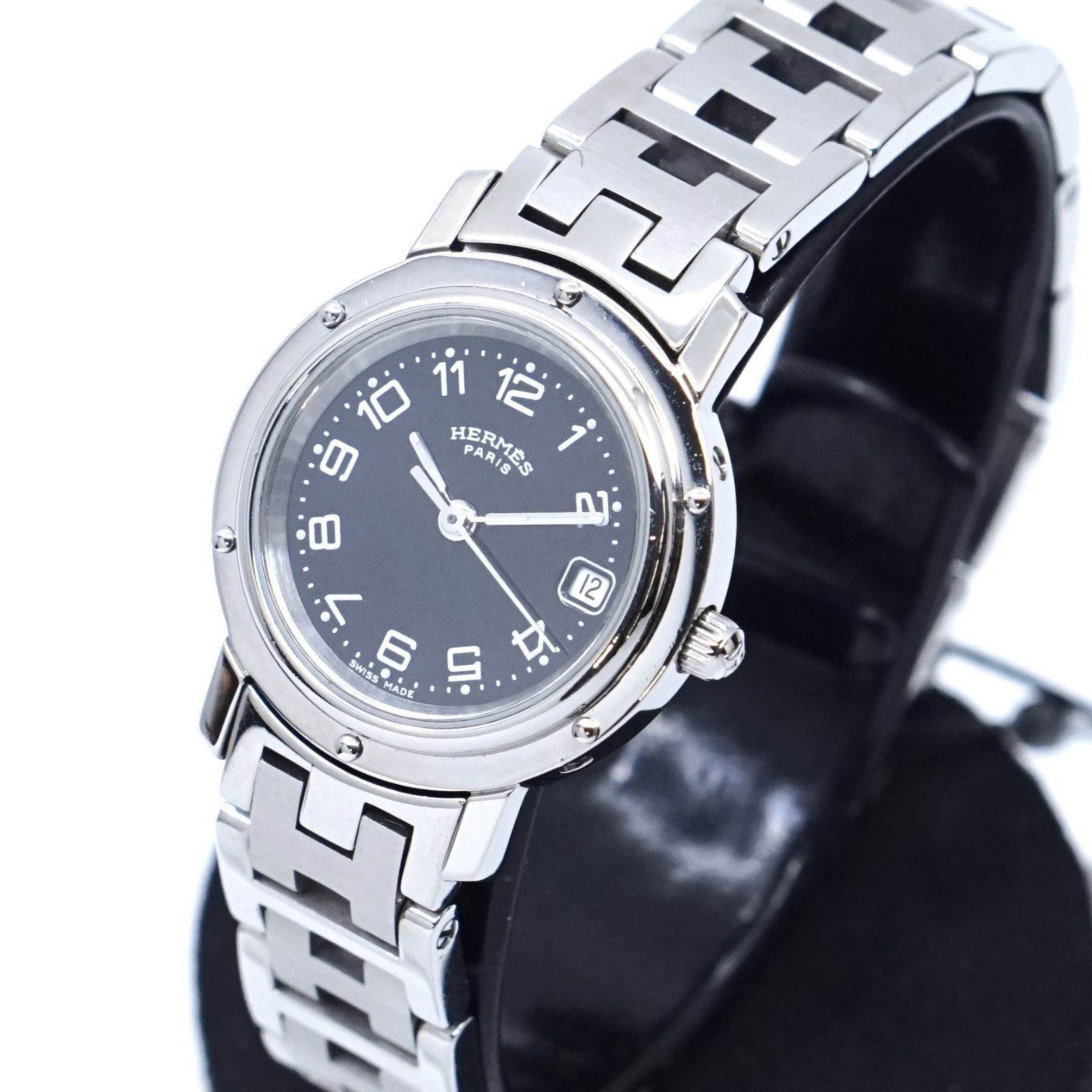 エルメス HERMES クリッパー CL4.210 レディース腕時計 ブラック エルメス HERMES クリッパー CL4.210 レディース腕時計 ブラック