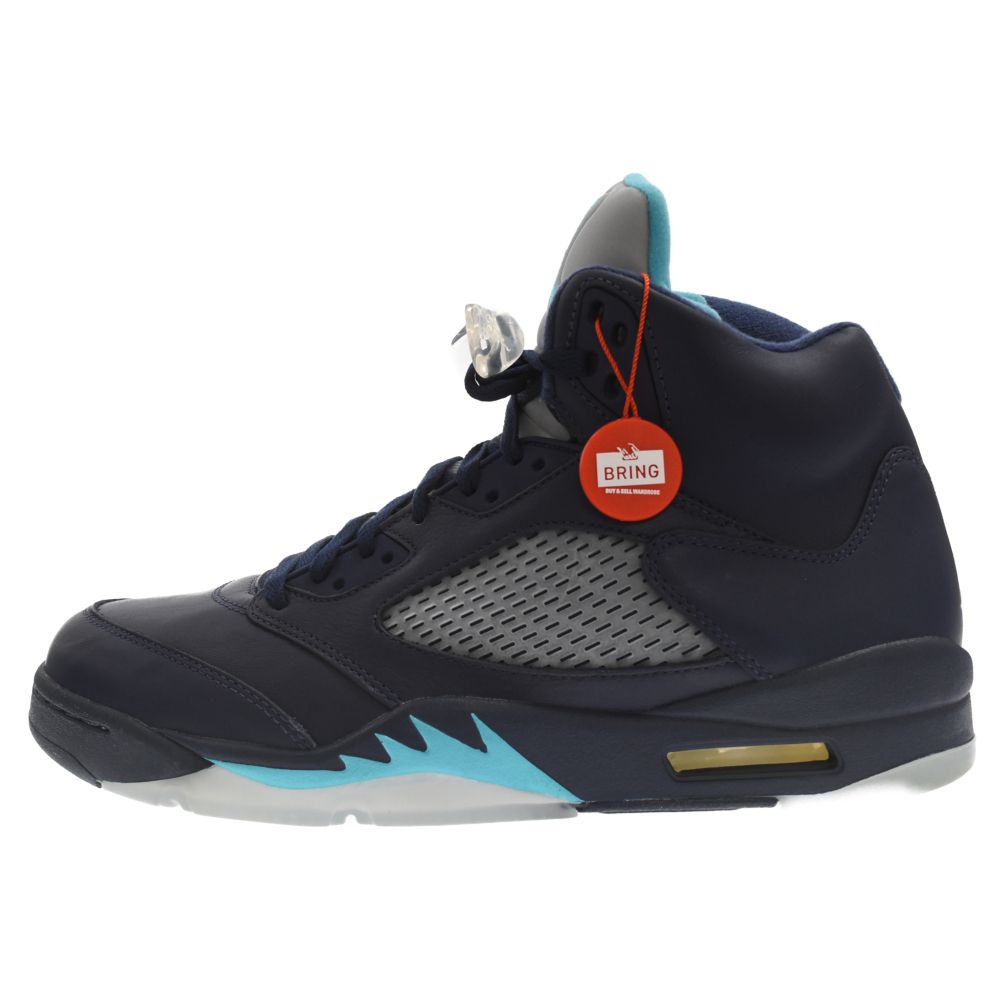 NIKE (ナイキ) AIR JORDAN 5 RETRO PRE-GRAPE エアジョーダン5 レトロ プレ-グレープ ハイカットスニーカー  ネイビー US12/30cm 136027-405 - メルカリ