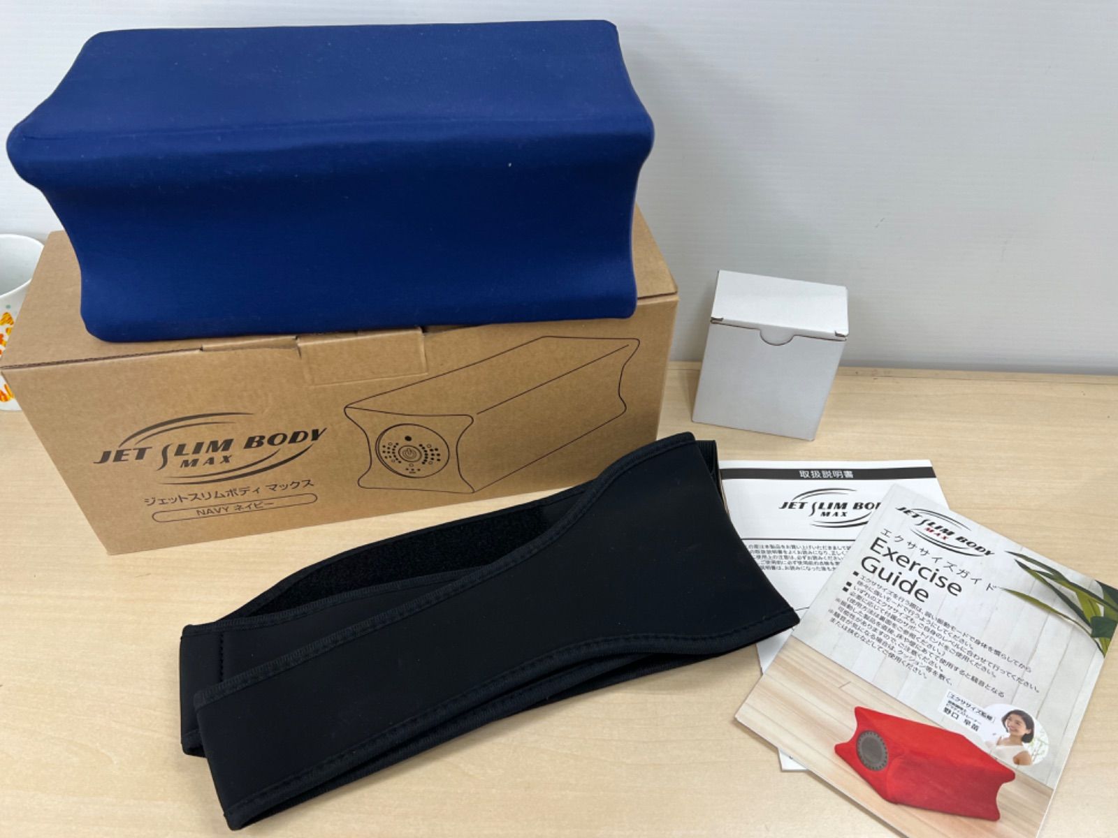 ジェットスリムボディMAX エクササイズグッズ ネイビー中古品】JET 