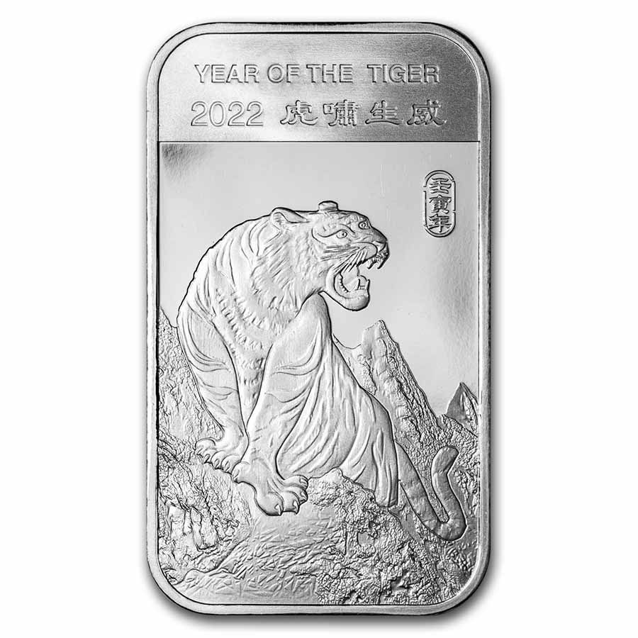 高品質の激安 保証書・カプセル付き] 2022年 十二支 アメリカ「干支 (新品) 銀