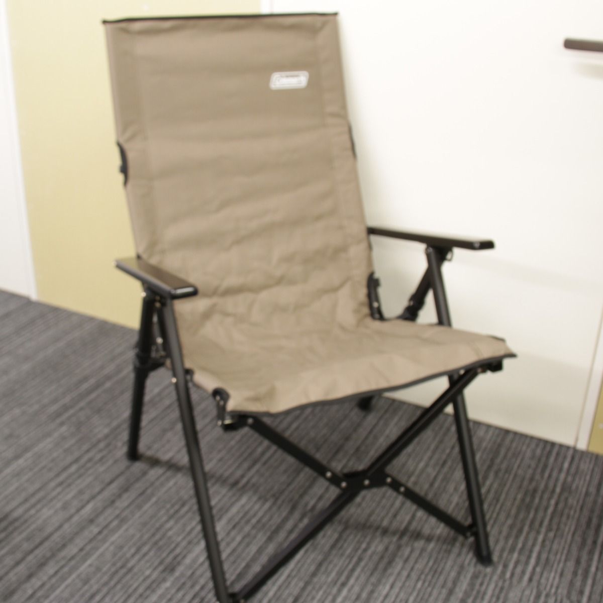 コールマン レイチェア 2190859 その他雑貨 ポリエステル アルミ スチール グレージュ 座り心地抜群 3段階リクライニング