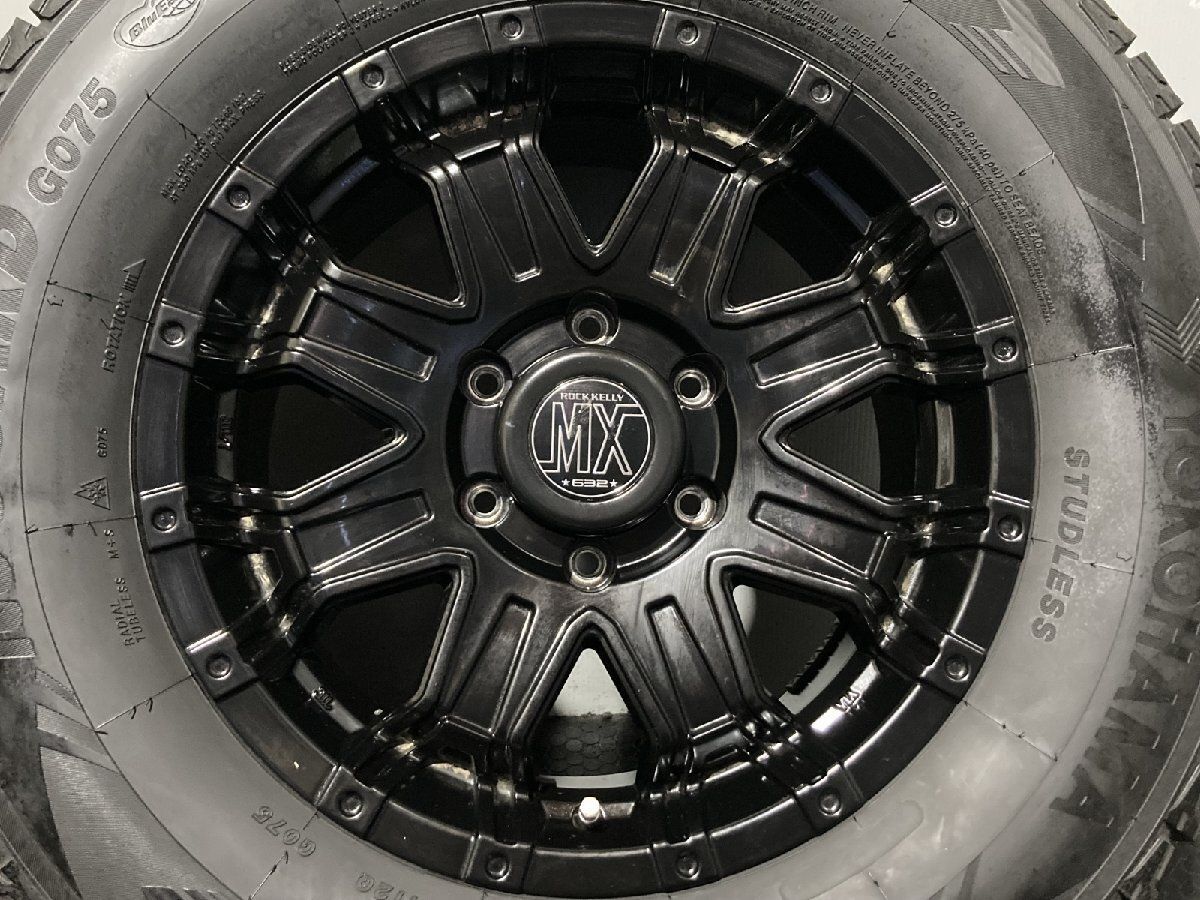 スタッドレス　アルミホイール付き ロックケリーMX-Ⅲ 17インチ ホイールセット スタッドレス ランクル