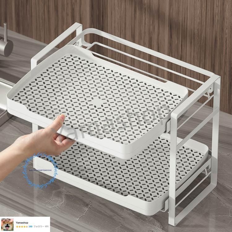 カップラック グラス コップ 水切りラック 2段 折りたたみ式 ウォーターコランダー マグカップラック 水筒ラック 水切りスタンド ボトル水切り 水切