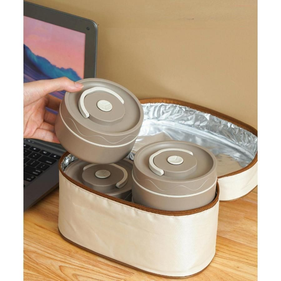 サーモス スープジャー 真空断熱スープランチセット サーモス ランチジャー 大容量 2段 3段 ステンレス 保温ランチジャー フードジャー ポ