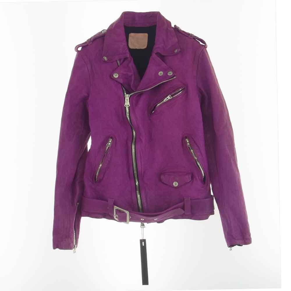 BACKLASH ジャパンカーフ先染め製品洗いダブルライダース L