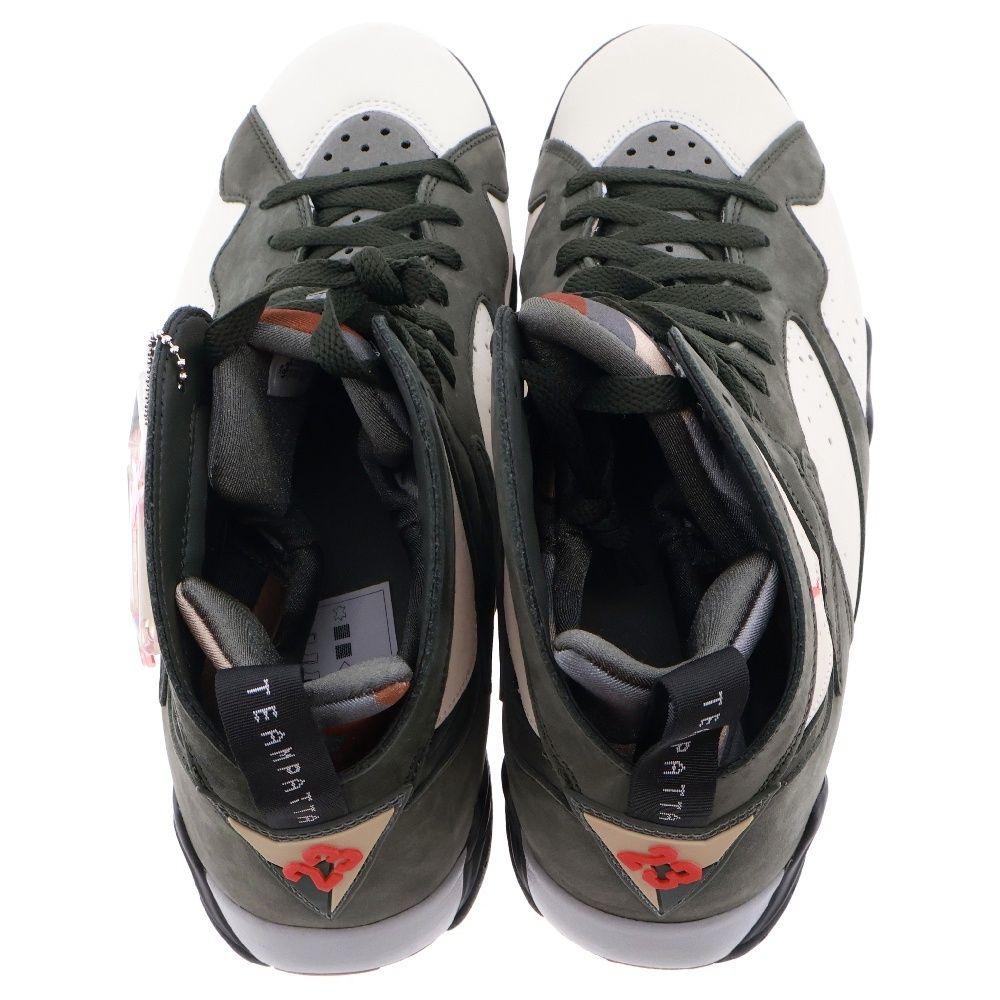 NIKE (ナイキ) ×Patta AIR JORDAN 7 RETRO SEQUOIA AT3375-100 エアジョーダン7パタ セコイア  ハイカットスニーカー カーキ US10.5/28.5cm