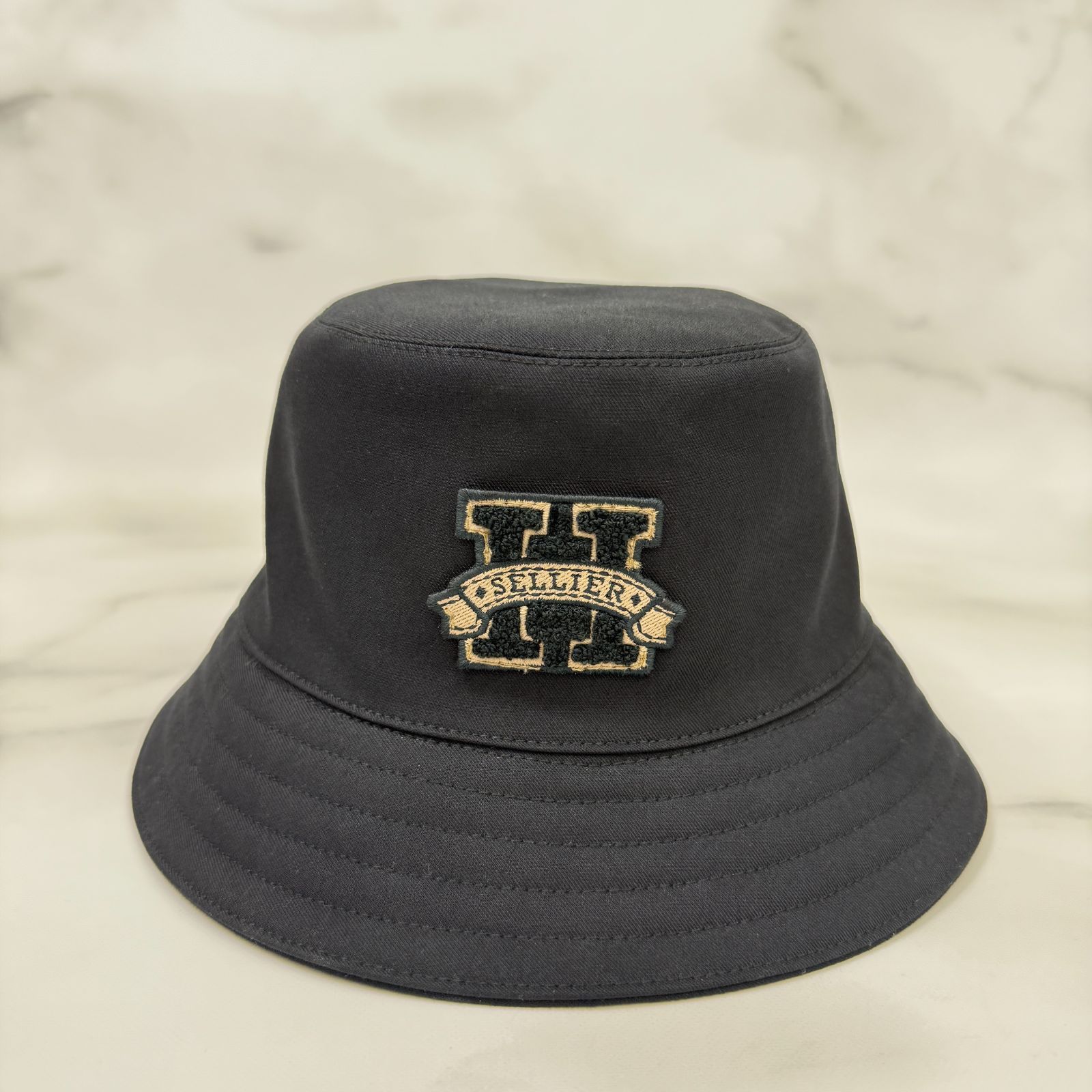 鑑定済み【 美品 】エルメス 《 バケットハット ハーパー Hセリエ 