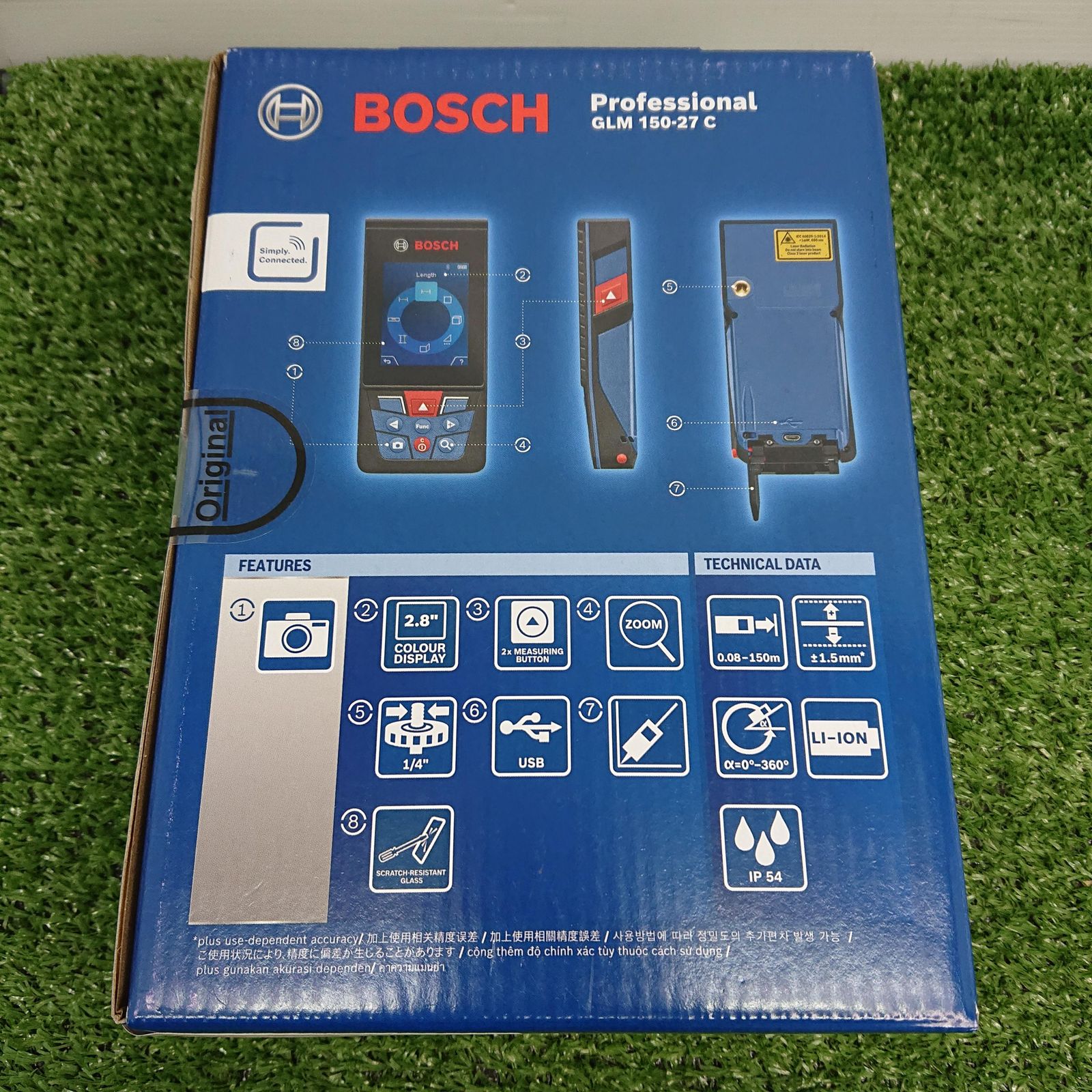♥品 BOSCH GLM150-27C レーザー距離計 バッテリータイプ 未開封品 1837