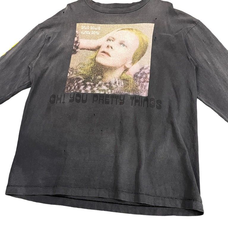 トップス SAINT MICHAEL DAVID BOWIE L/S TEE S 22AW SAINT M ×××××× Celebrates David Bowie in Latest Capsule | Hypebeast