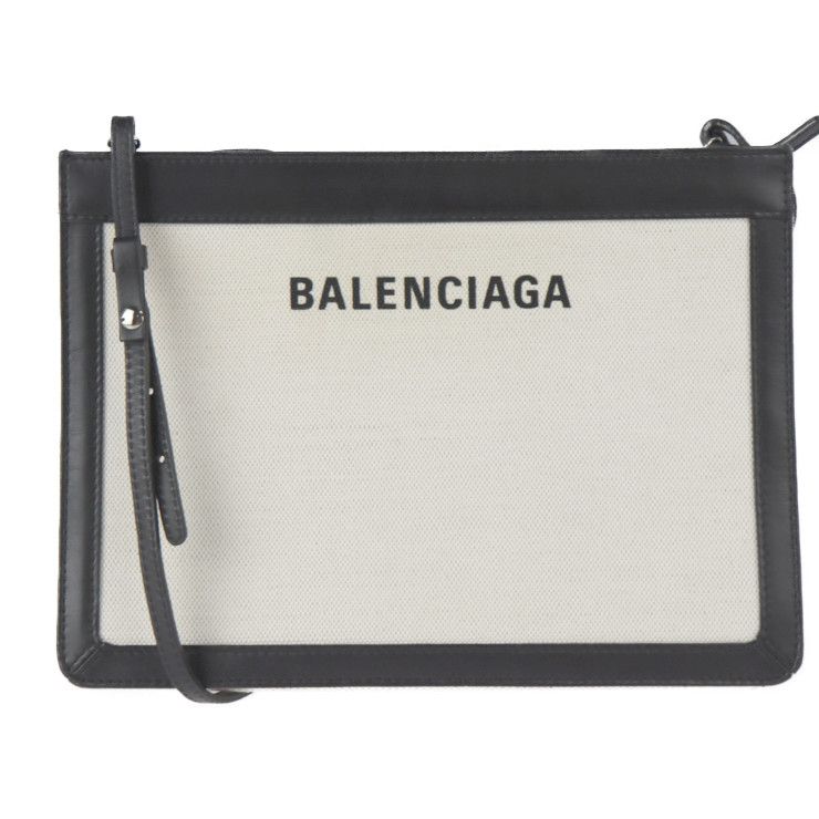 BALENCIAGA バレンシアガ ネイビーポシェット ショルダーバッグ 339937