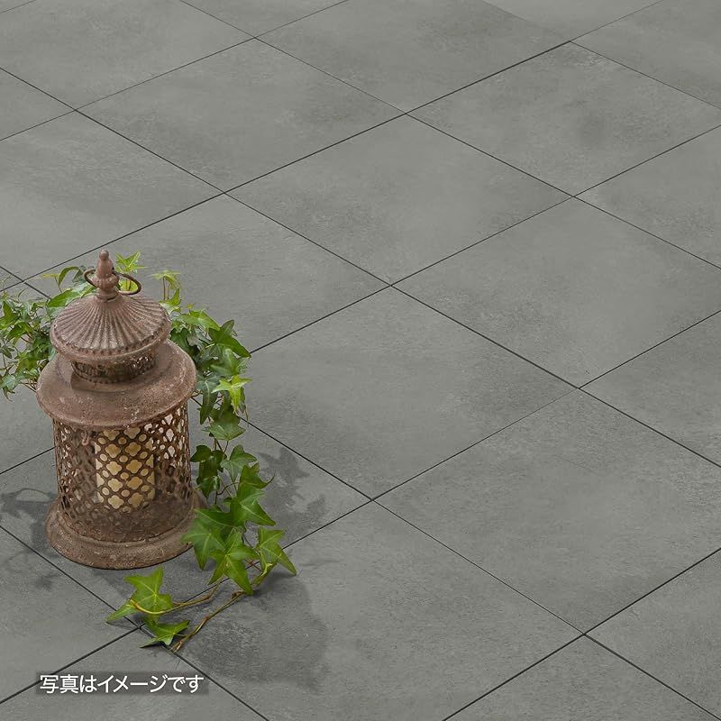 タカショー ガーデンタイル ベースアップ 敷くだけタイル 磁器 ダークグレー 9枚組 敷くだけデッキ 磁器タイル DIY エクステリア ジョイントタイル JBG-BCDG 9S 1