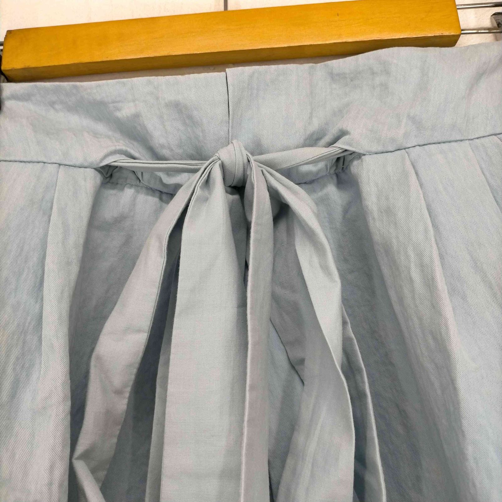 マルニ　フレアースカート　38 マルニ MARNI ナイロン混 リボンデザインフレアスカート