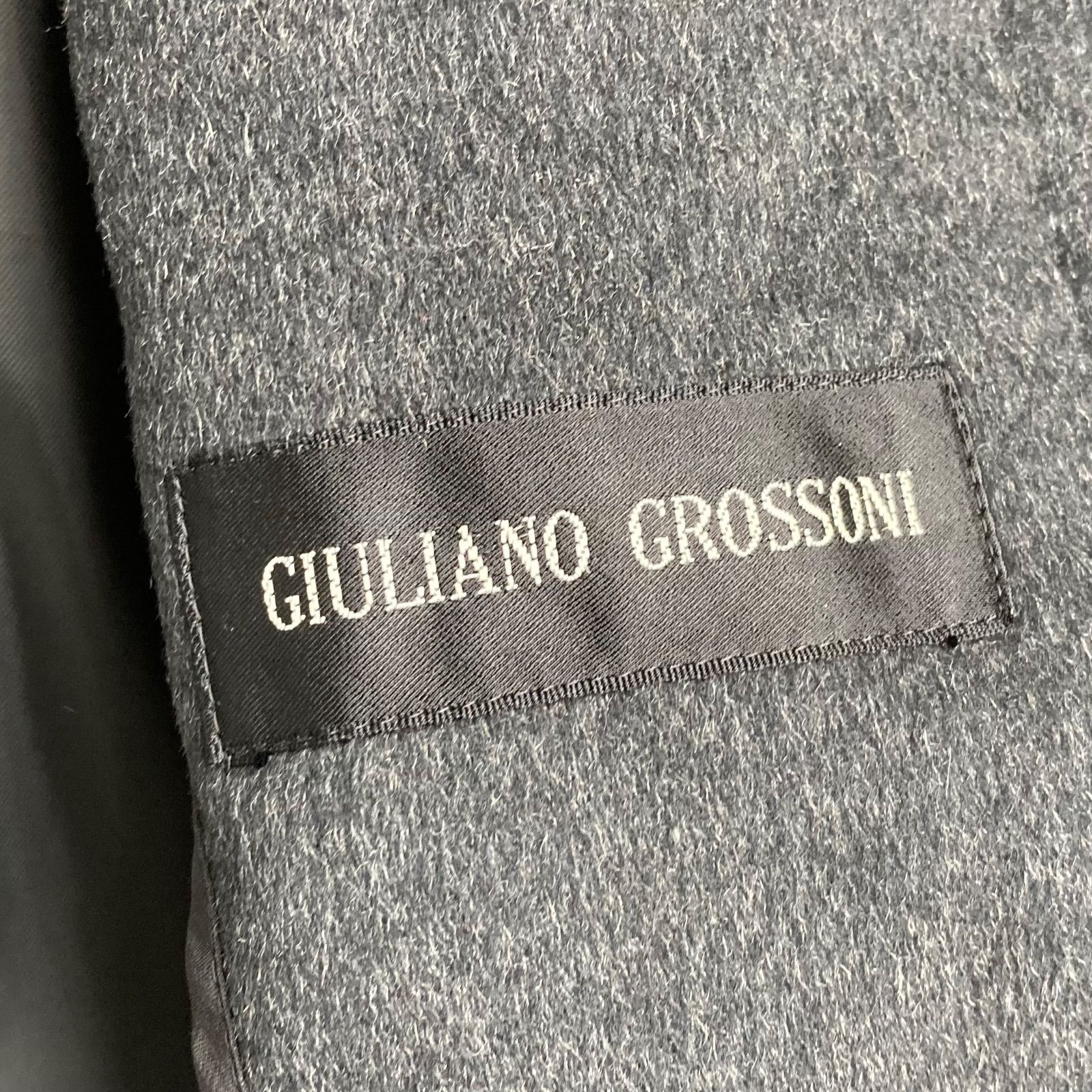 NEW限定品】 GIULIANO ステンカラーコート 100 カシミア GROSSONI