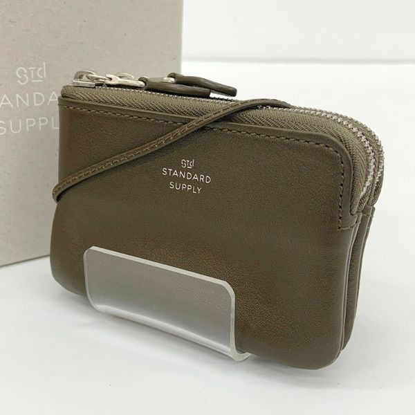 STANDARD SUPPLY スタンダードサプライ ショルダー ミニウォレット 42001543200 財布 小銭入れ 男女兼用 オリーブ 服飾 DF16678