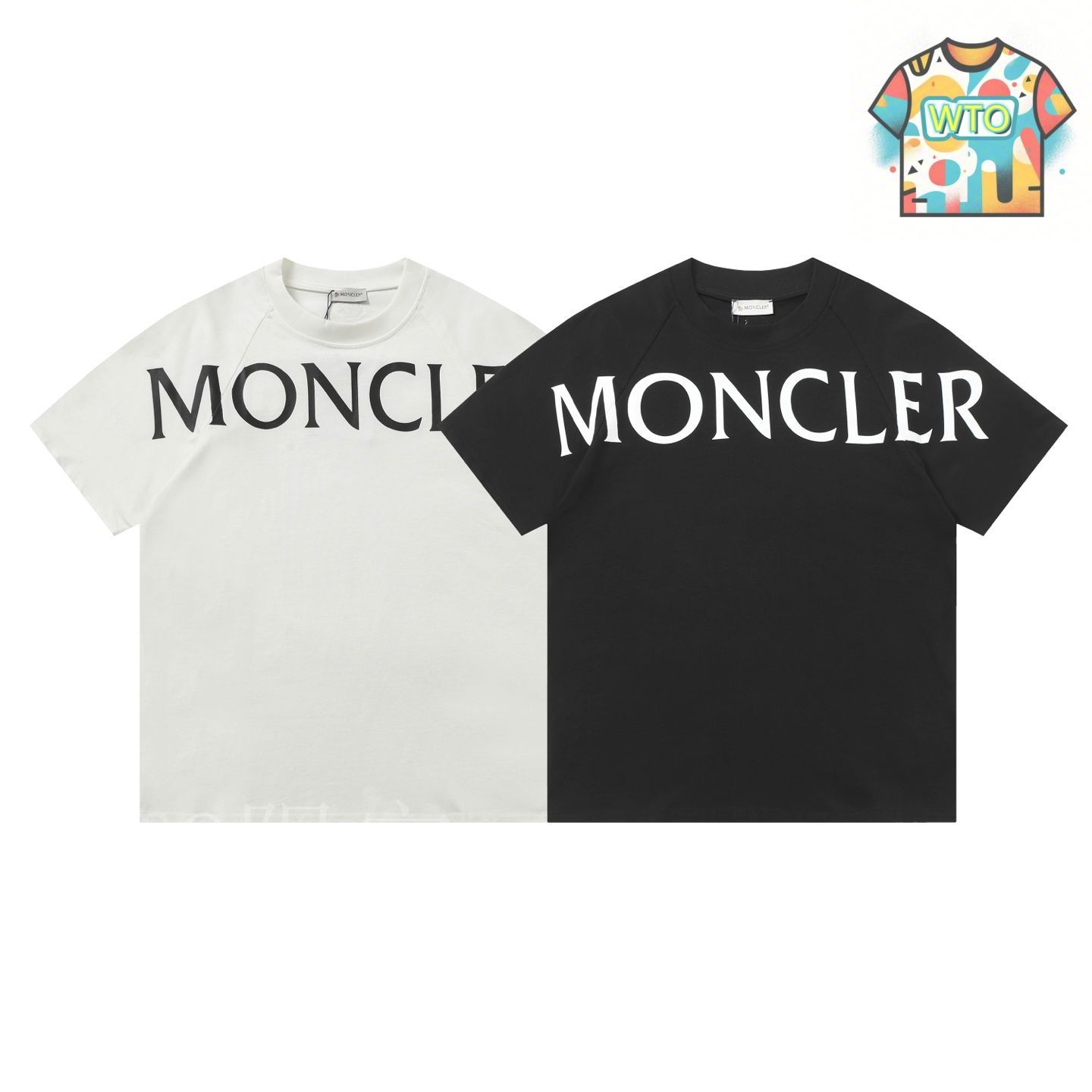 【MONCLER】23SS プリント 半袖コットンシャツ MONCLER モンクレール Tシャツ シャツ 半袖 トップス プリント