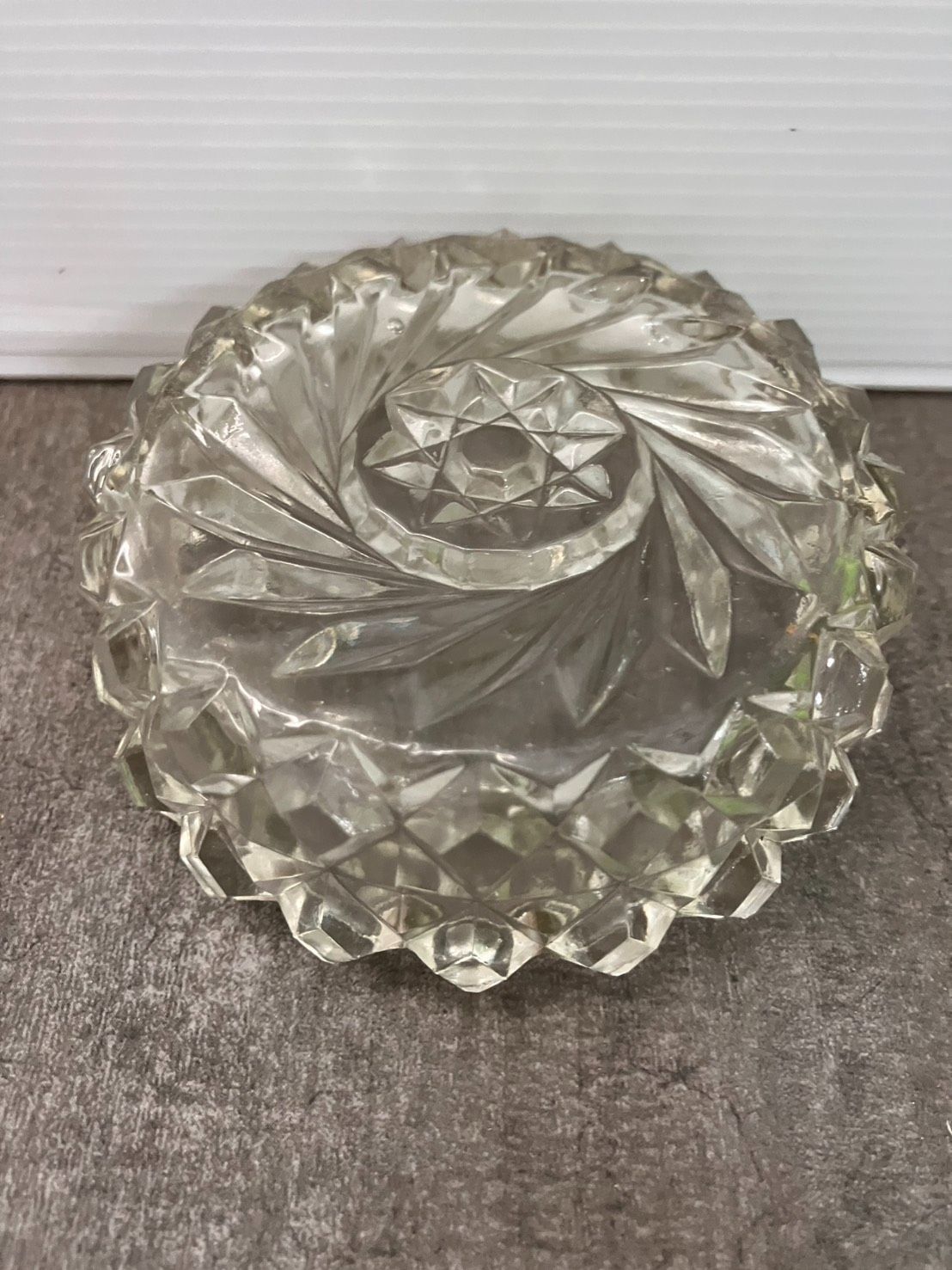 ガラス製 アンティーク 灰皿 3点セット 昭和 レトロ 未使用品 長期自宅