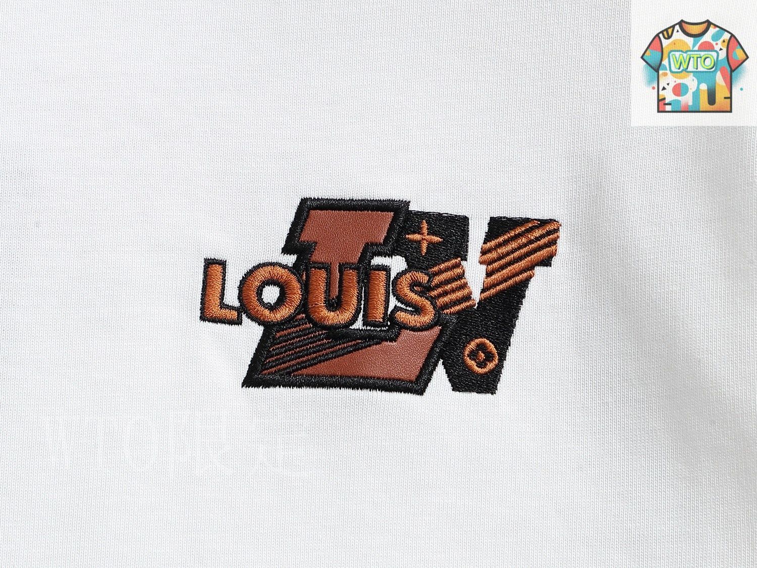 【新品タグ付き】LOUIS VUITTON ロゴ刺繍 ポロシャツ M メンズ 今日特価】Louis Vuitton / ルイヴィトン 25ss 前後刺繍ロゴ T
