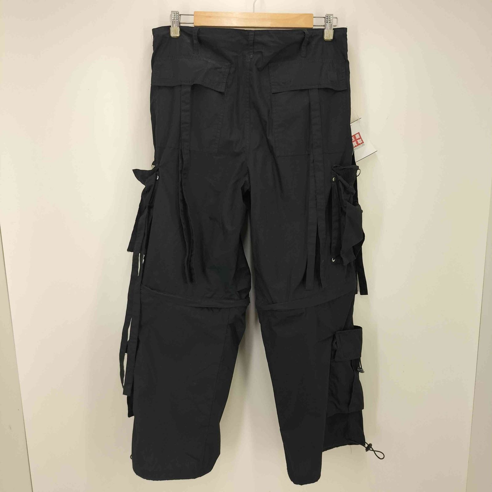 GS ジーエス カーゴパンツ M 黒 【古着】【】【送料無料】 楽天市場