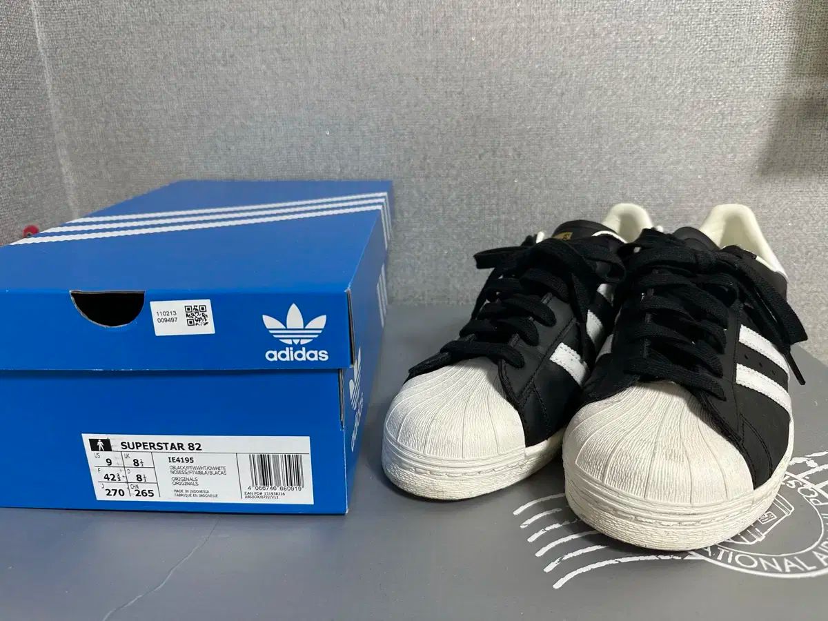 【ADIDAS】SUPERSTAR 82 FI CORE BLACK ★送料・関税込★ adidas SUPERSTAR 82 FI CORE BLACK/FOOTWEAR WHITE/OFF WHITE