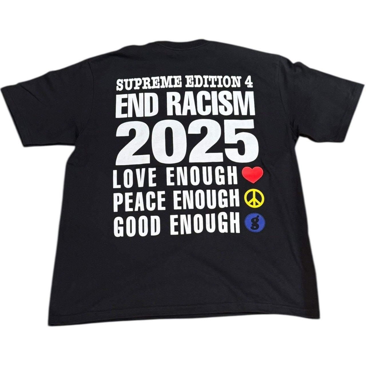 Supreme x GOODENOUGH End Racism TEE 