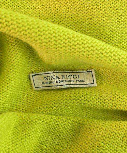 NINA RICCI ニナリッチ ニット・セーター XS 黄緑