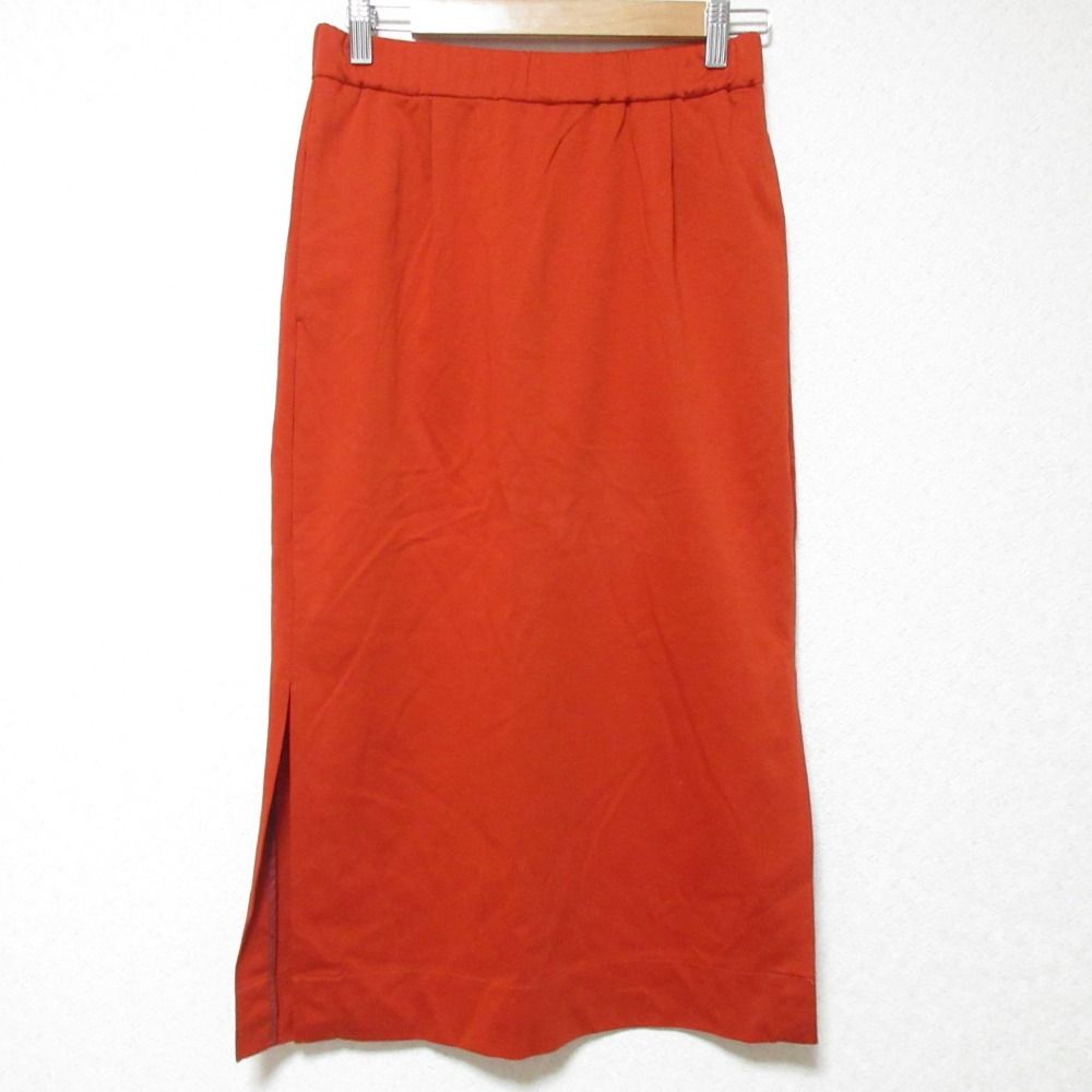 良品 ebure エブール イージーウエスト サイドスリット ロングスカート  