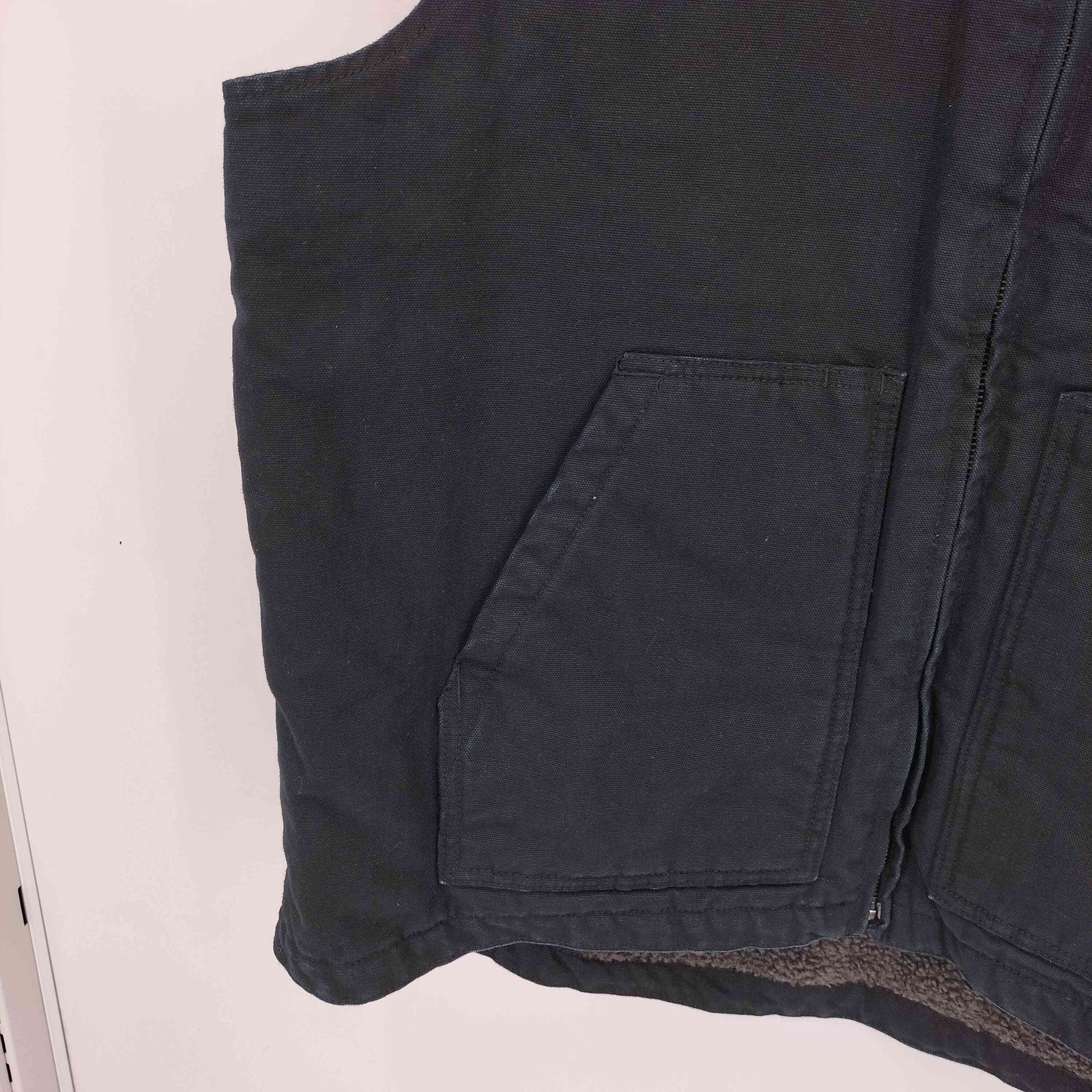 Carhartt(カーハート) LOOSE FIT WASHED DUCK SHERPA-LINED MOCK-NECK VEST メンズ import：XL 【中古】【ブランド古着バズストア】 カーハート Carhartt LOOSE FIT WASHED DUCK SHERPA-LINED MOCK-NECK