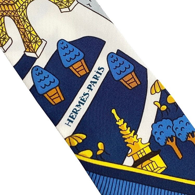未使用品 HERMES エルメス ツイリー Les Nouveaux Amoureux de