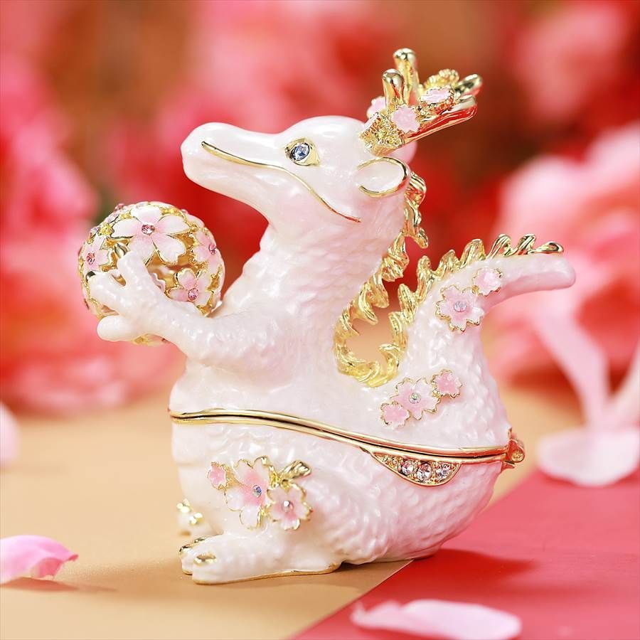 ピィアース　桜の守り竜　ジュエリーボックス　桜　東京銀座PICALS EX625 桜の守り竜 【ピィアース正規品】 かわいい子龍 辰年 干支