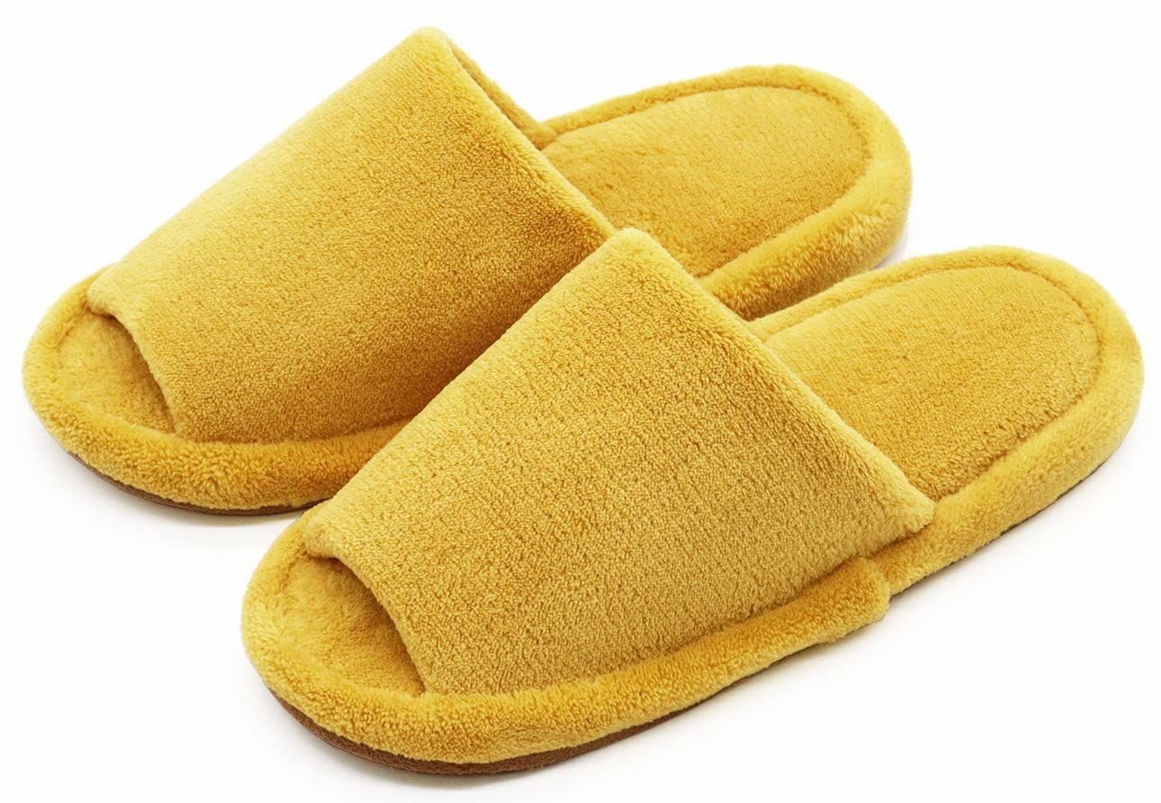 [新品・未使用]ふわふわ あたたかい スリッパ マイクロファイバー 洗濯できる 室内履き