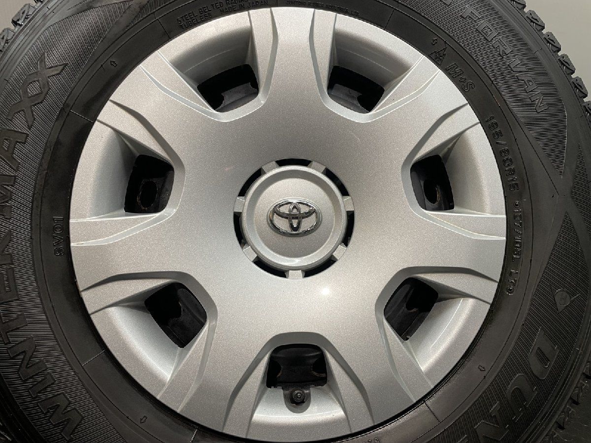 ハイエース　キャラバン　アルミホイール　トヨタ純正　4本 専用ナット付き 215⁄65⁄R16 ヨコハマタイヤ トヨタ純正ホイール 3⁄4本③ ホイール