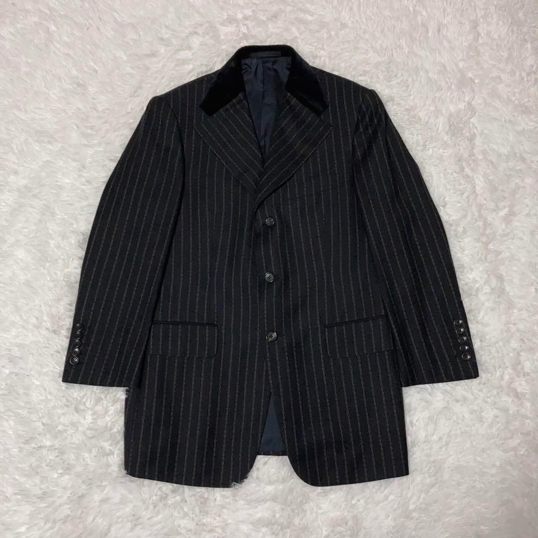 【美品】GUCCI チェーン柄スーツ セットアップ ウール キュプラ 美品】GUCCI チェーン柄スーツ セットアップ ウール キュプラ