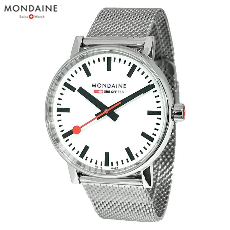モンディーン MONDAINE 腕時計 40mm メッシュブレスレット EVO2 エヴォ2 MSE.40110.SM メンズ 並行輸入品