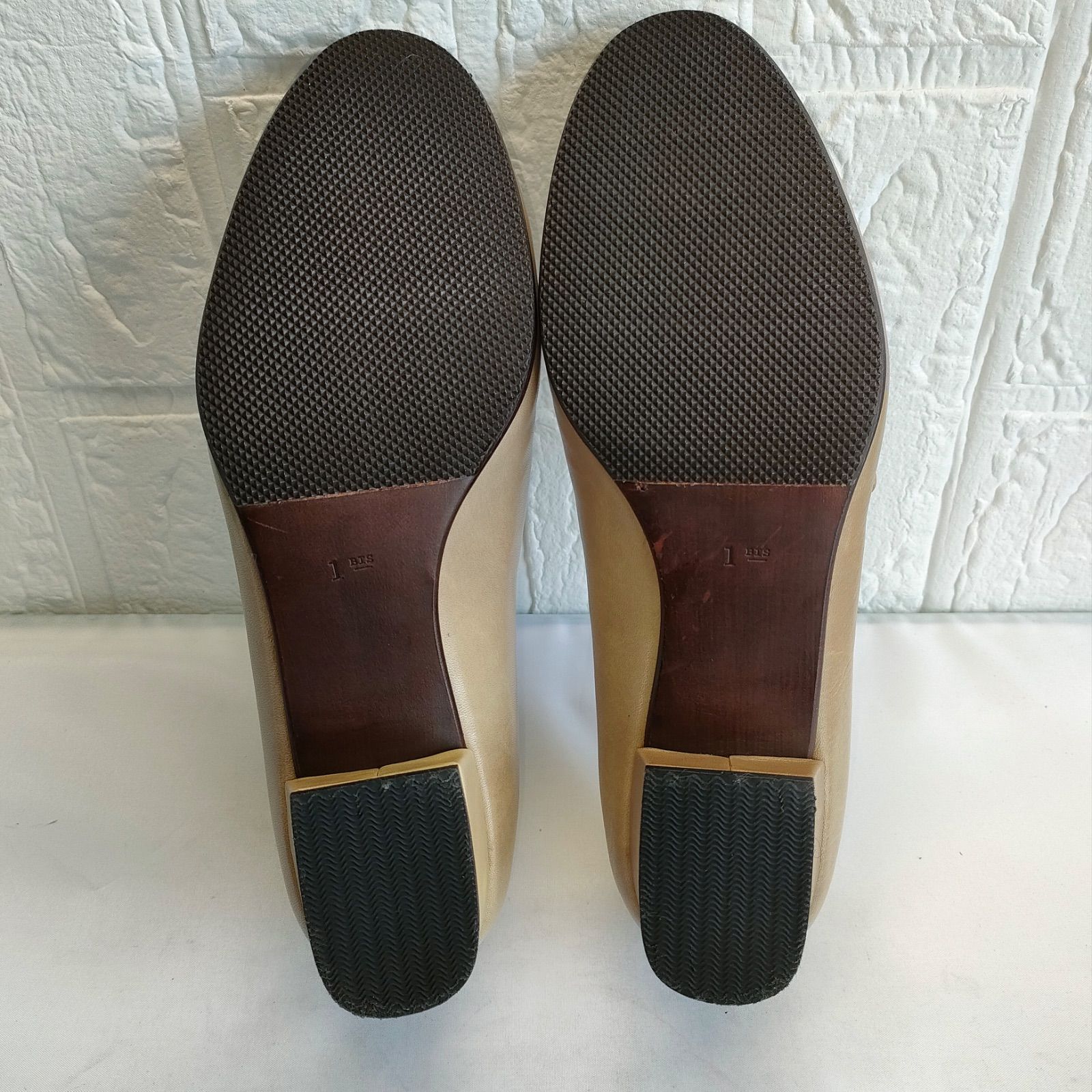 Garen|ガーレン|パンプス|ストラップパンプス|レザーパンプス|ベージュ|23~23.5cm