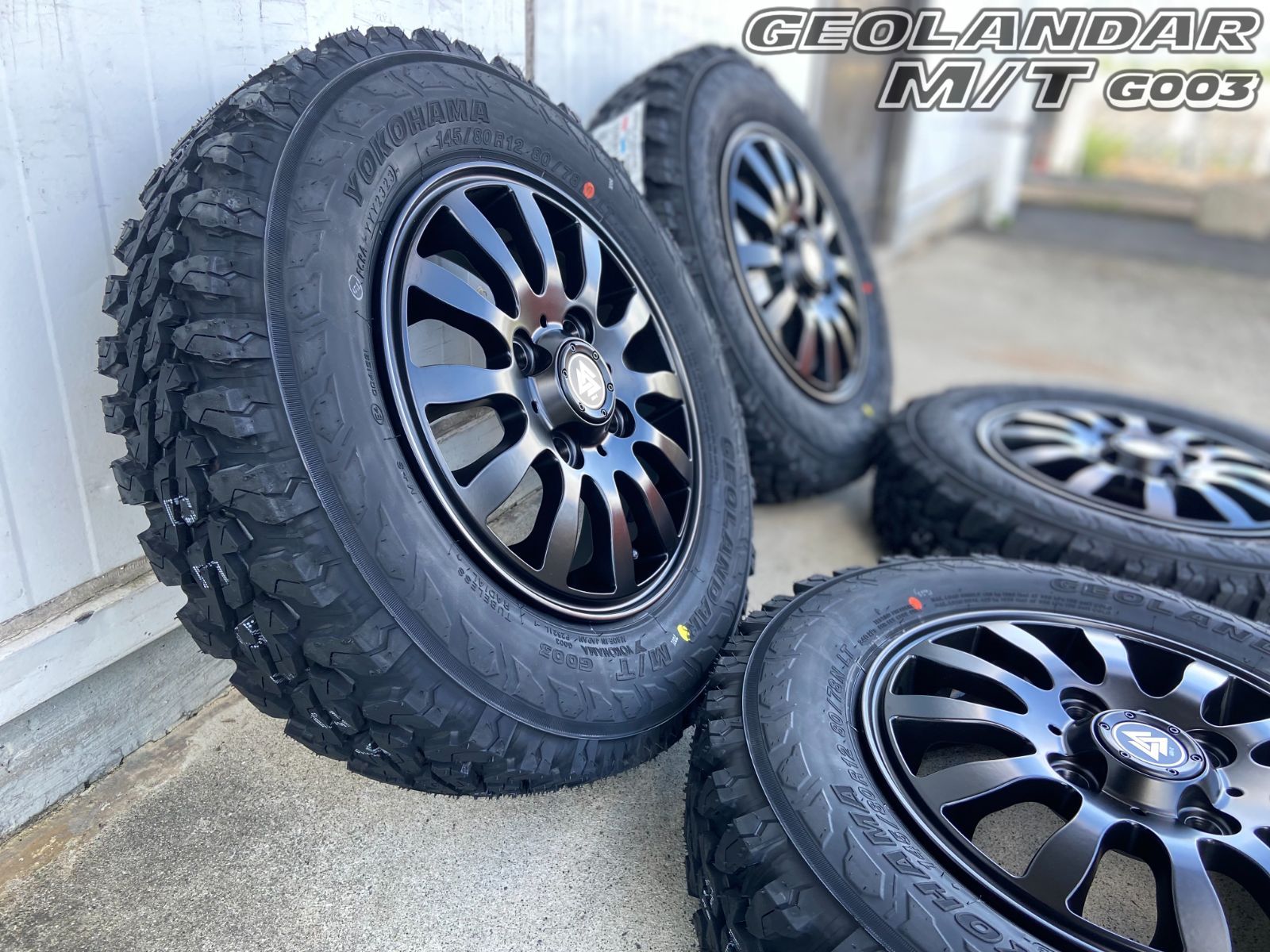 145/80R12 80/78N LT 軽トラ アゲトラ ハイゼット N-VAN アクティ