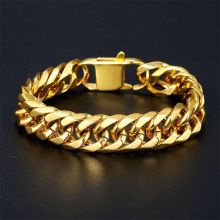 厚み マイアミチェーンブレスレット