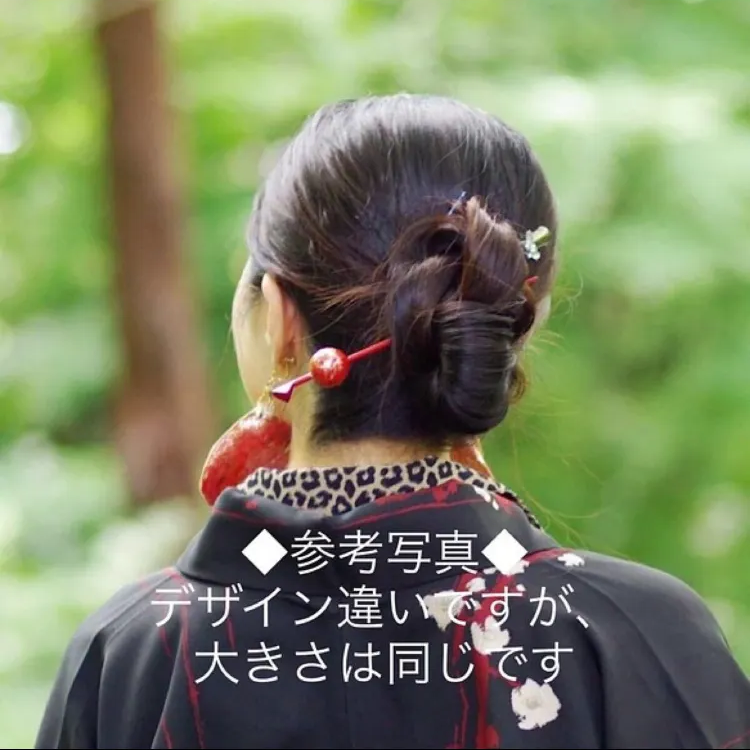 ソフトパープル アンティーク 赤玉簪 かんざし 簪 髪飾り 日本髪