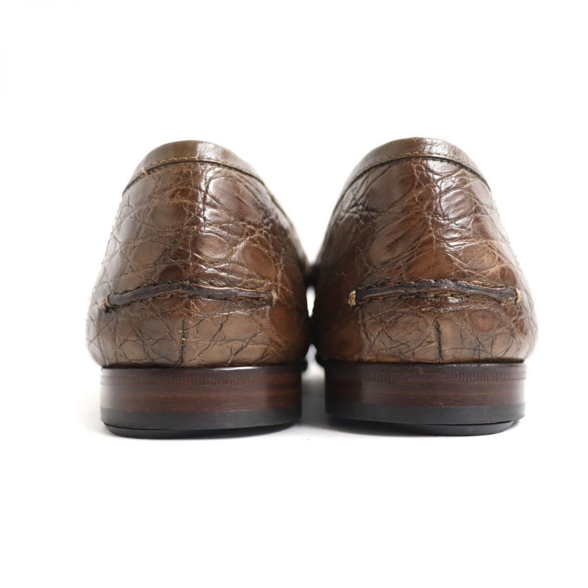 GUCCI グッチ リザード オーストリッチ ビットローファー 極美品