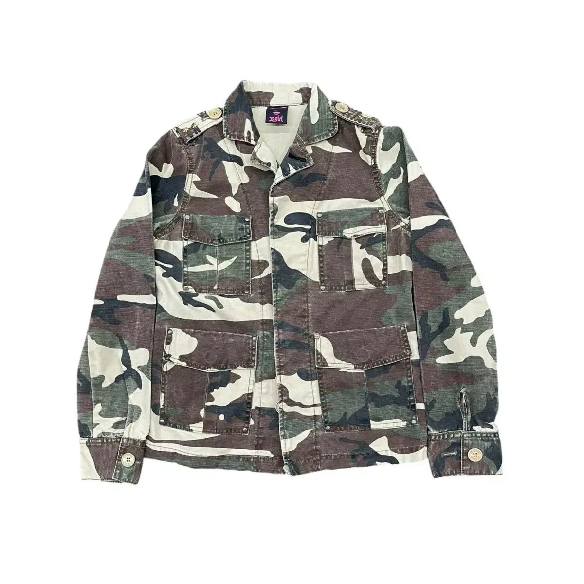 X-girl カモ ミリタリー BDU ジャケット
