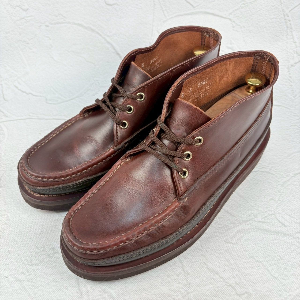 Russell Moccasin ラッセルモカシン Sporting Clays Chukka スポーティングクレーチャッカ 茶 US8 | 26~26.5cm
