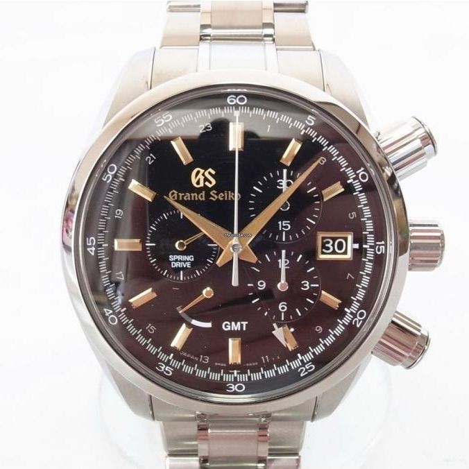 グランドセイコー スプリングドライブ クロノグラフ SBGC205 9R86-0AC0 チタン 自動巻き メンズ 時計 GRANDSEIKO