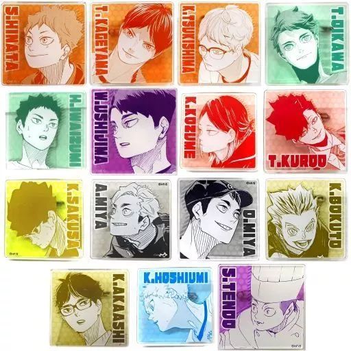 中古】バッジ・ピンズ 全15種セット 「ハイキュー!! 原画展東京