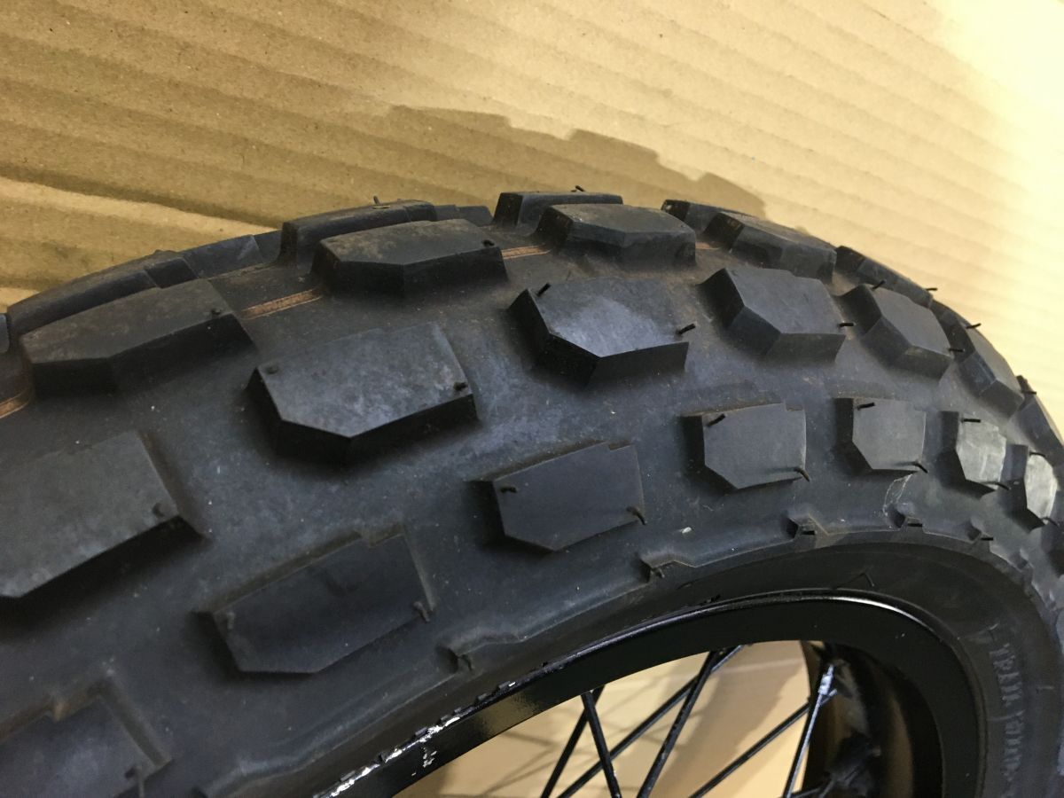 YAMAHA TW200E 2JL フロントホイール レストア 組み換え 流用 OH 