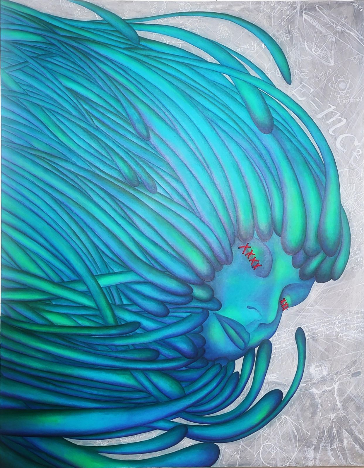 奇天烈Ⅰ / モダン画 キャンバス 117×91㎝ F50 原画のみ 現代アート 奇天烈Ⅱ - EccentricⅡ / モダン画 117×91㎝ F50 キャンバス 原画のみ