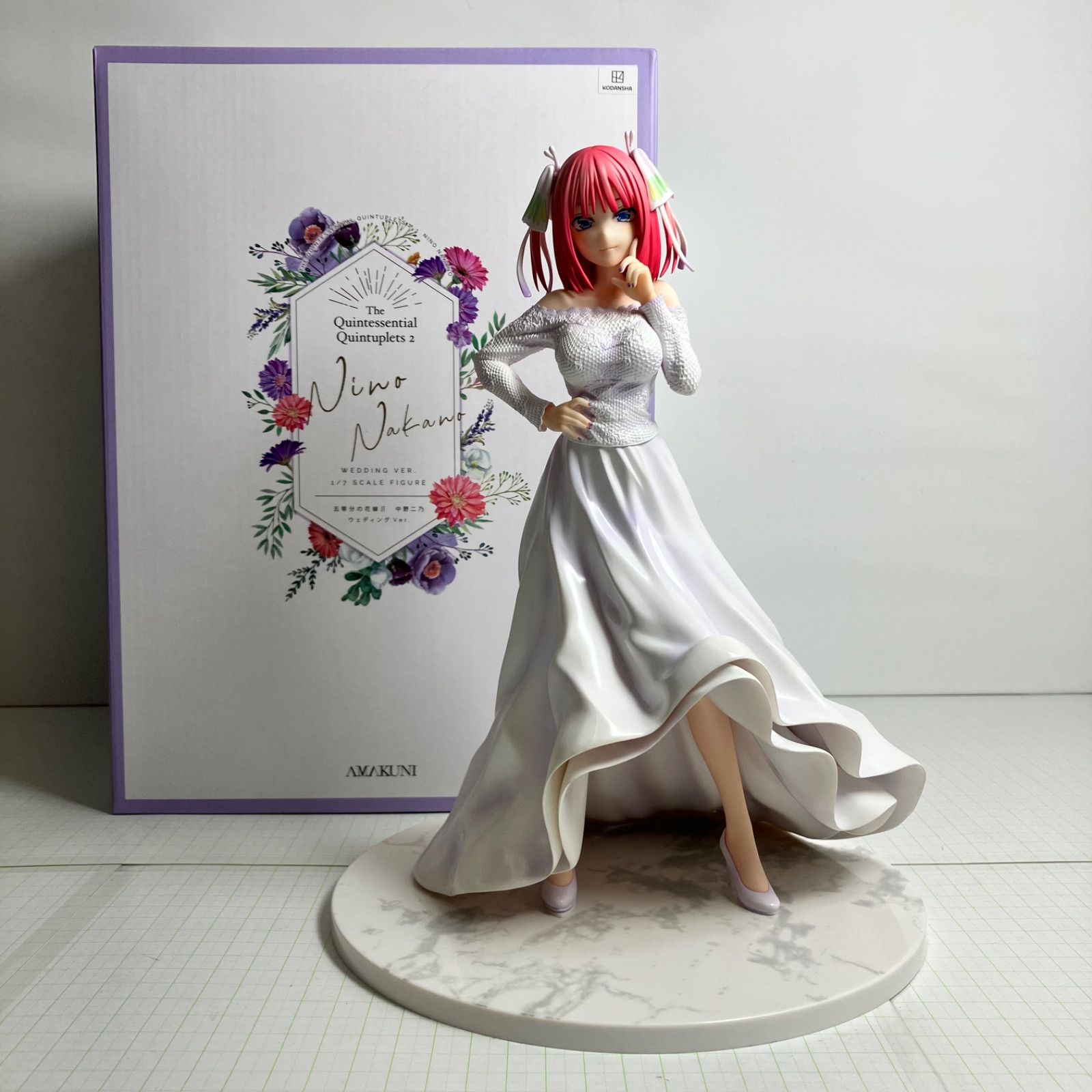 中野二乃 ウェディングVer. 1/7 五等分の花嫁 AMAKUNI 五等分の花嫁∬ 中野二乃 ウェディングVer. 1/7 完成品フィギュア