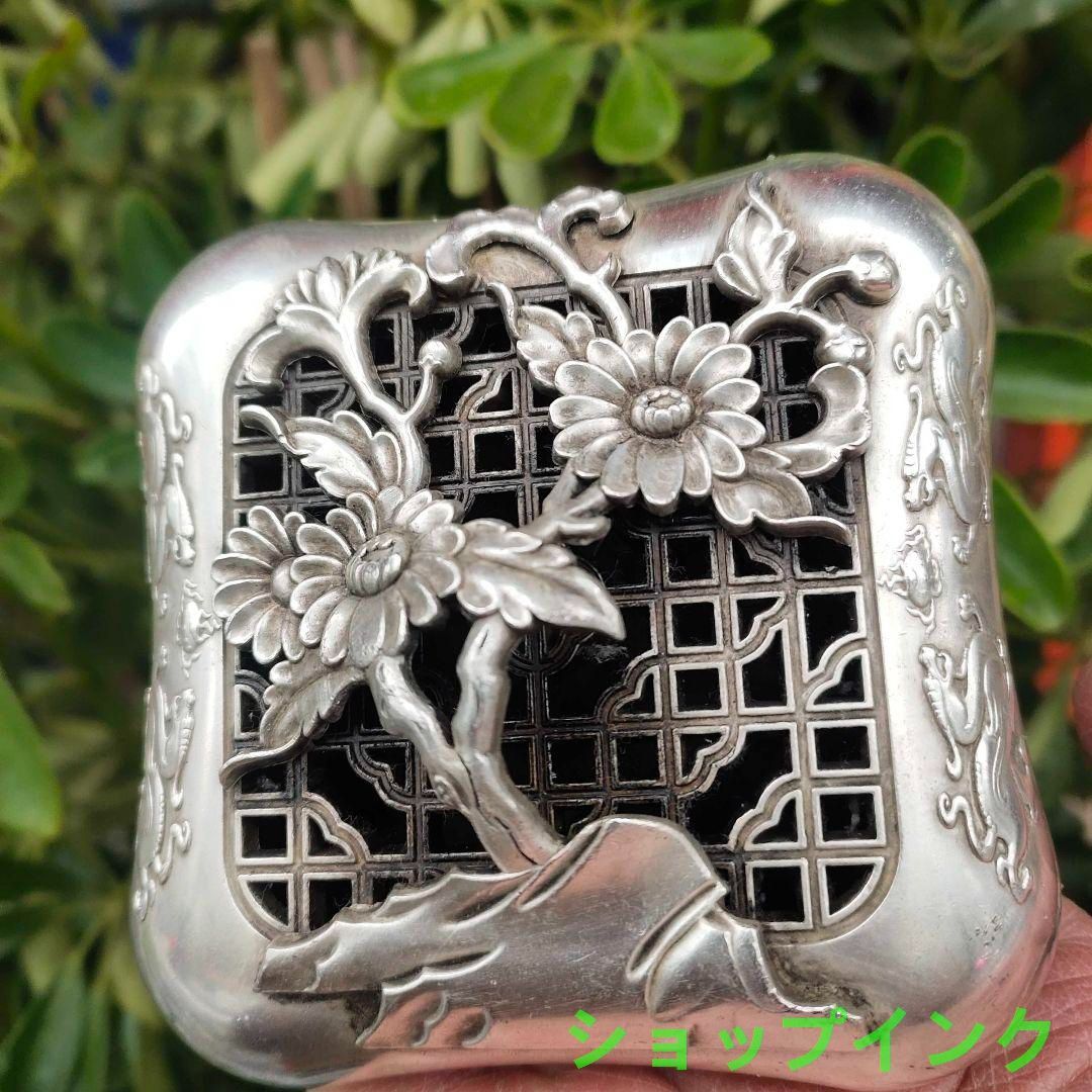 菊の花  香炉  茶道具 香道具  工芸品 美術品 置物 菊の花 香炉 茶道具 香道具 工芸品 美術品 置物 - メルカリ