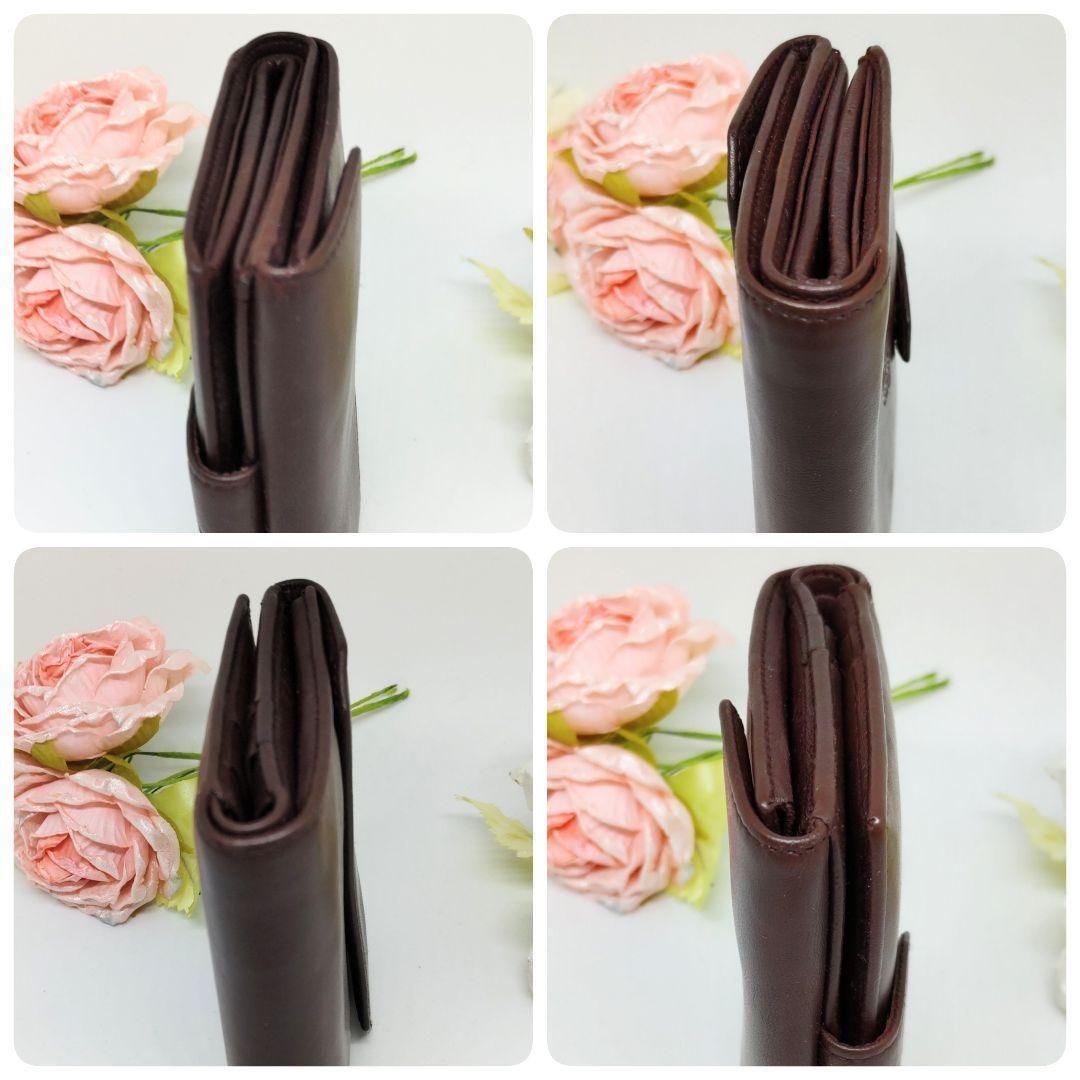 ✨美品✨✨肌触りの良いロエベ折財布 ブラウン - メルカリ