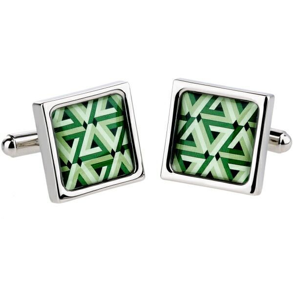 SoniaSpencer グリーンの織柄カフス カフスボタン カフリンクス cufflinks cuffs メンズ 男性 披露宴 お洒落 スーツアクセサリー専門店 父の日 ギフトにも 誕生日 プレゼント プチギフト おしゃれ カ